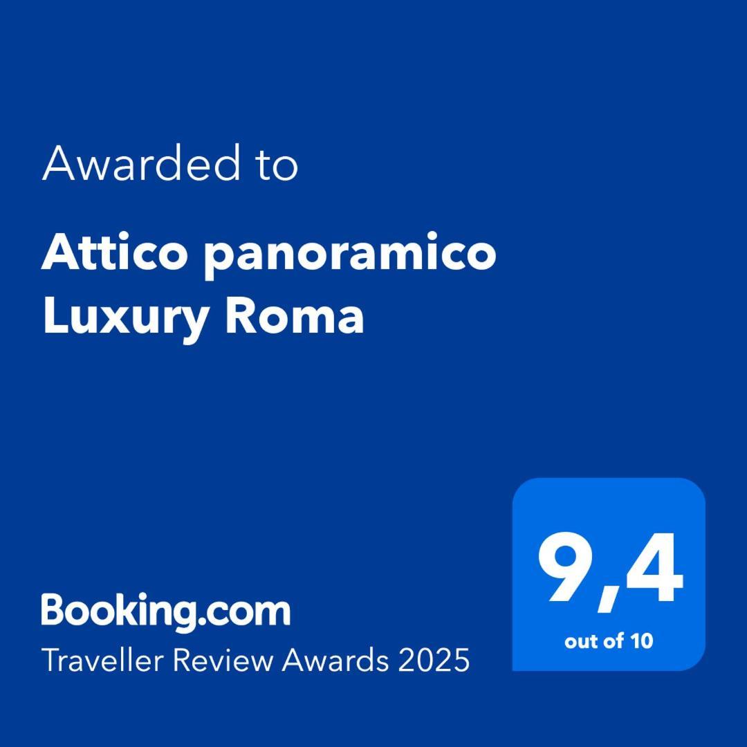 Attico Panoramico Luxury Roma Apartment Exterior photo